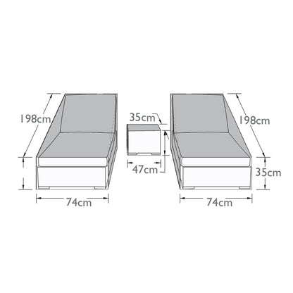 Sun Lounger Set Outdoor Cover