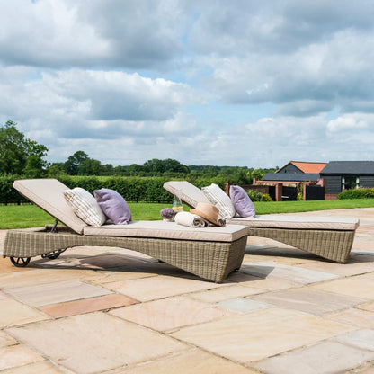 Winchester Rattan Sun Lounger Set