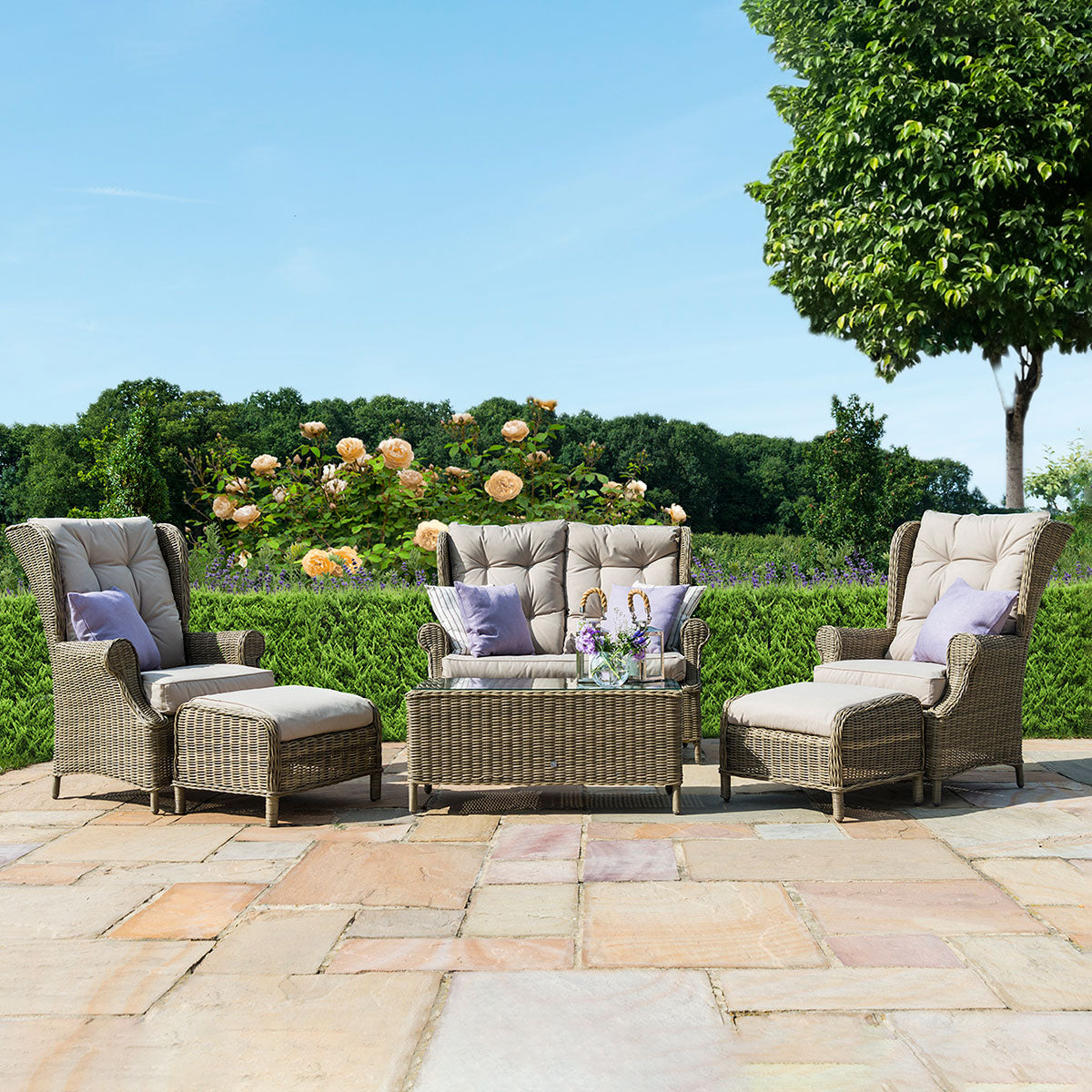 Winchester High Back Sofa Set