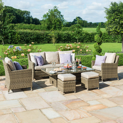 Winchester Sofa Dining Set with Rising Table & Ice Bucket