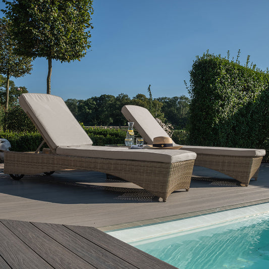 Winchester Rattan Sun Lounger Set